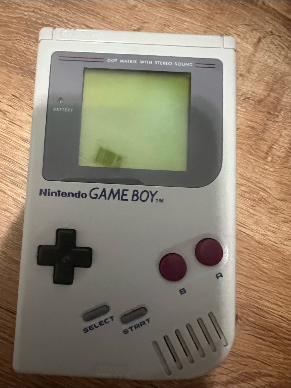 Nintendo Game Boy Handheld Console - Gray with Purple Buttons